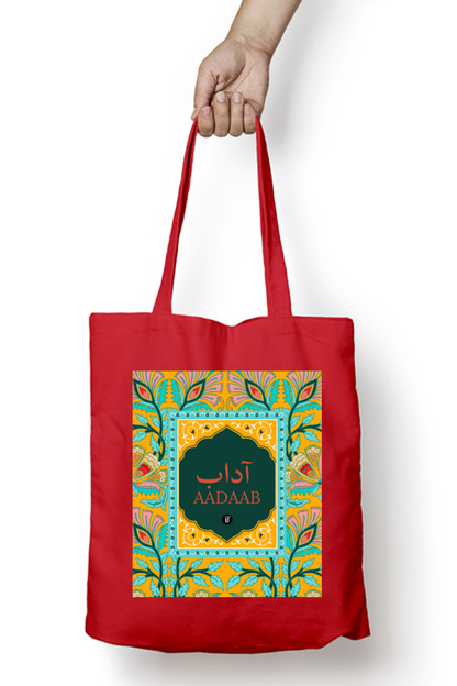 Aadaab Canvas Tote Bag