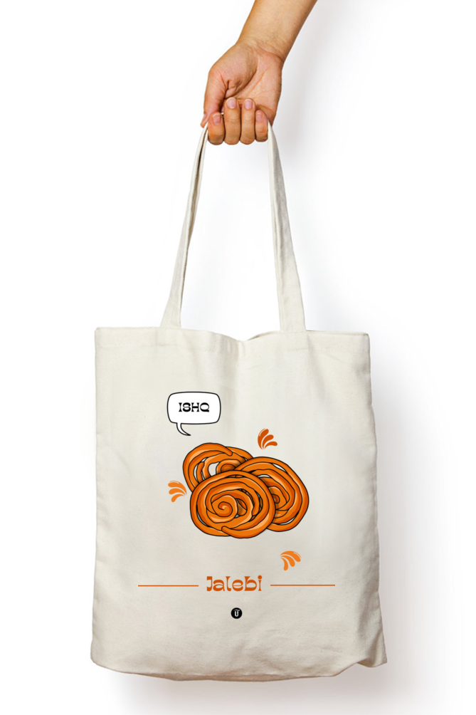 Ishq Jalebi Canvas Tote Bag