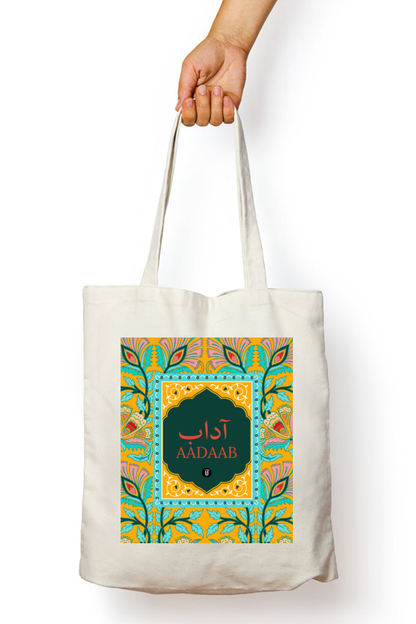 Aadaab Canvas Tote Bag