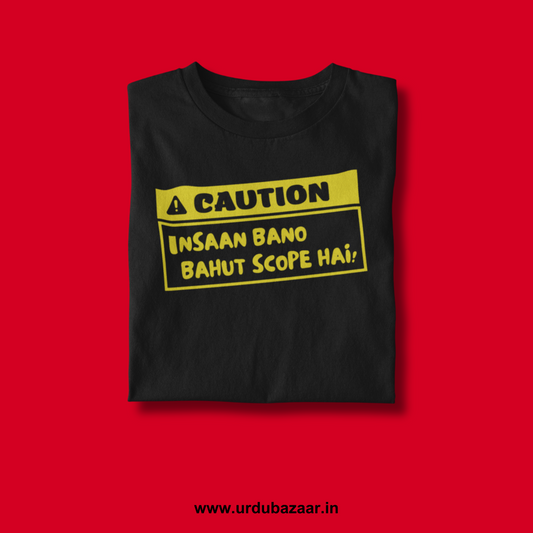 Insaan Bano Unisex Regular Fit Tshirt